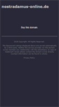 Mobile Screenshot of nostradamus-online.de